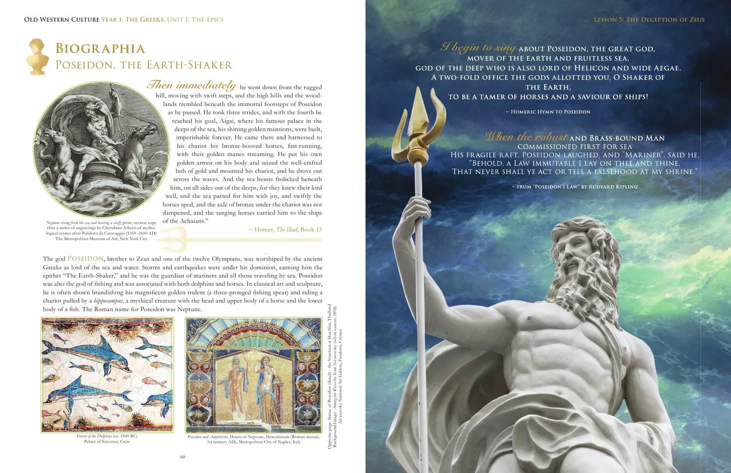 A Biographia page on Poseidon