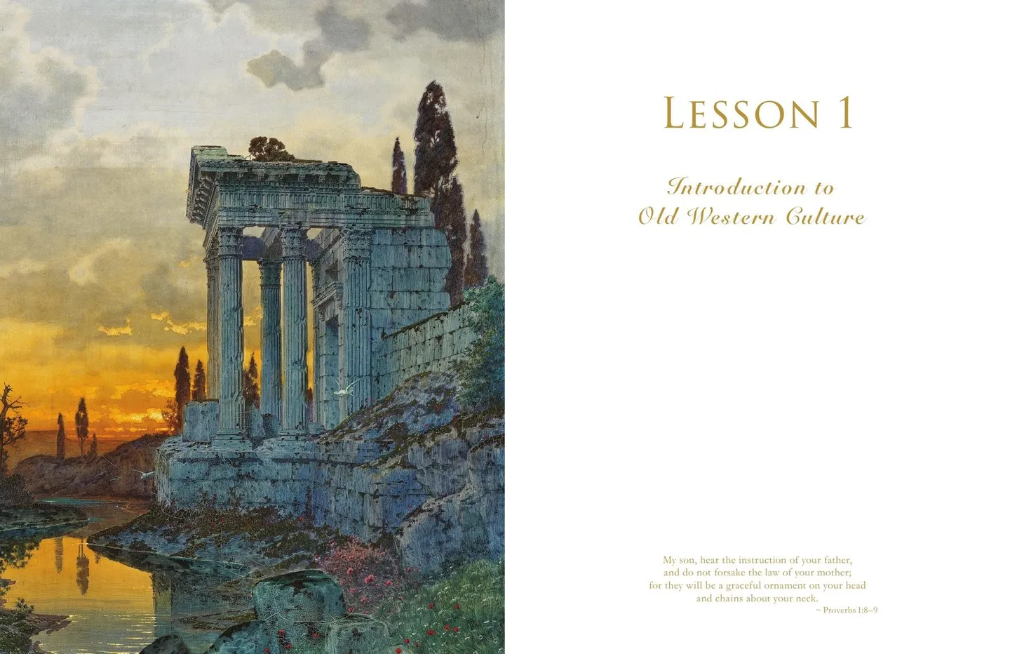A lesson opener: Lesson 1, Introduction to Old Western Culture